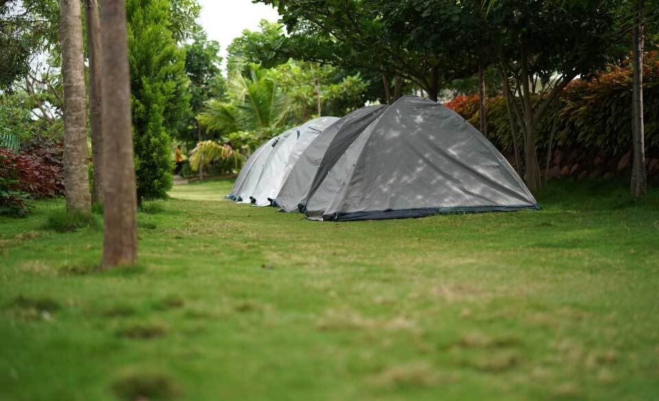 Tent laying Area